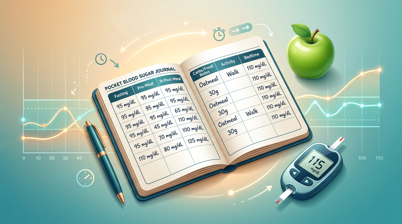 Daily Blood Sugar Log: What and When to Record Every Day