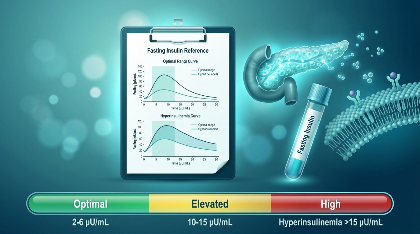 High Fasting Insulin: Causes, Optimal Reference Ranges & How to Lower It